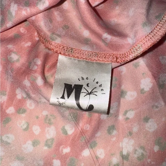 Monika the Label Alana Mini Slip Dress in Red Micro Floral - Picture 6 of 9